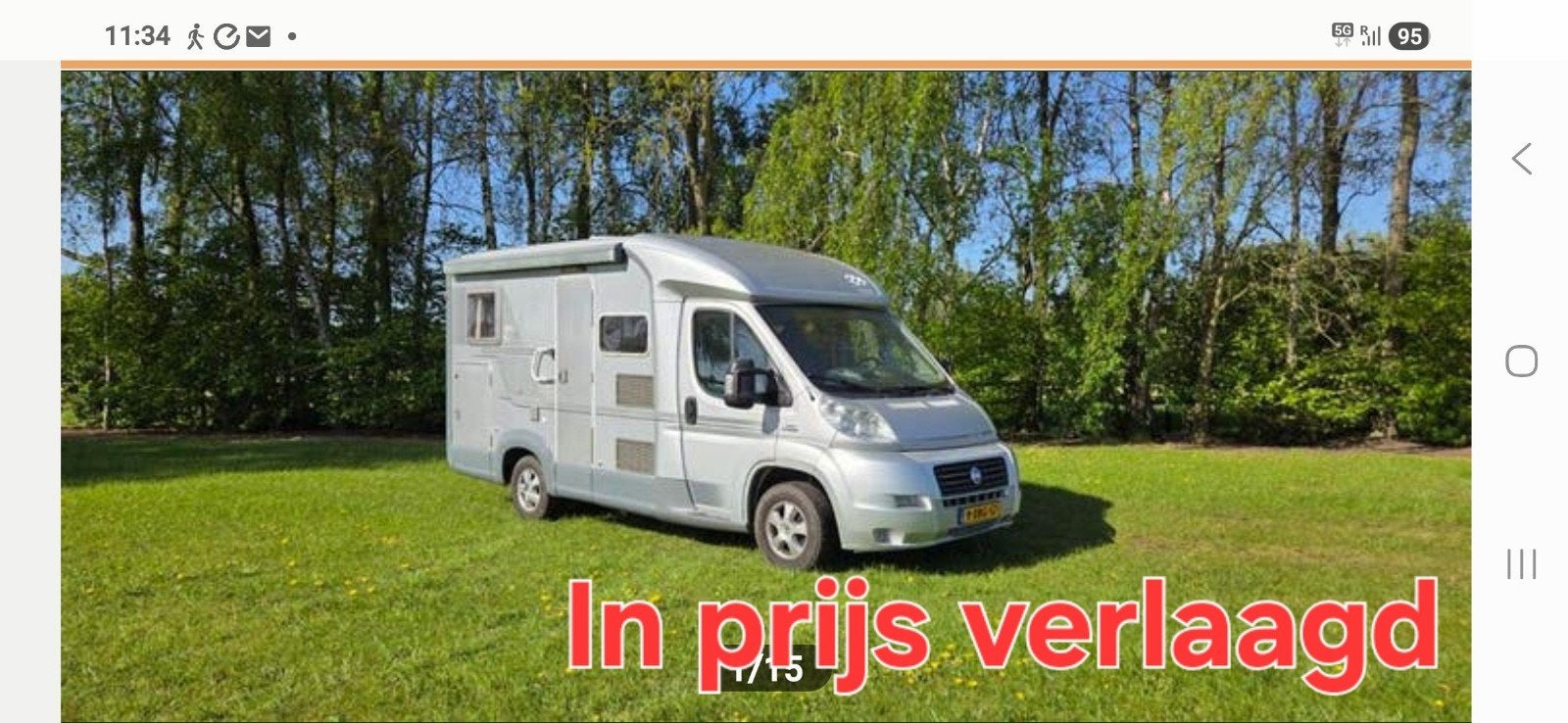 Knaus 550 MD Silverline - half-integraal camper met airco, Caravans en Kamperen, Buitenlamp, Airbags, Fiat, Tot en met 2