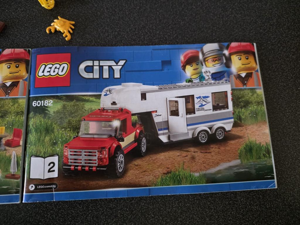 Lego city 60182 kampeer wagen 100% compleet., City, Lego, Zo goed als nieuw, Complete set