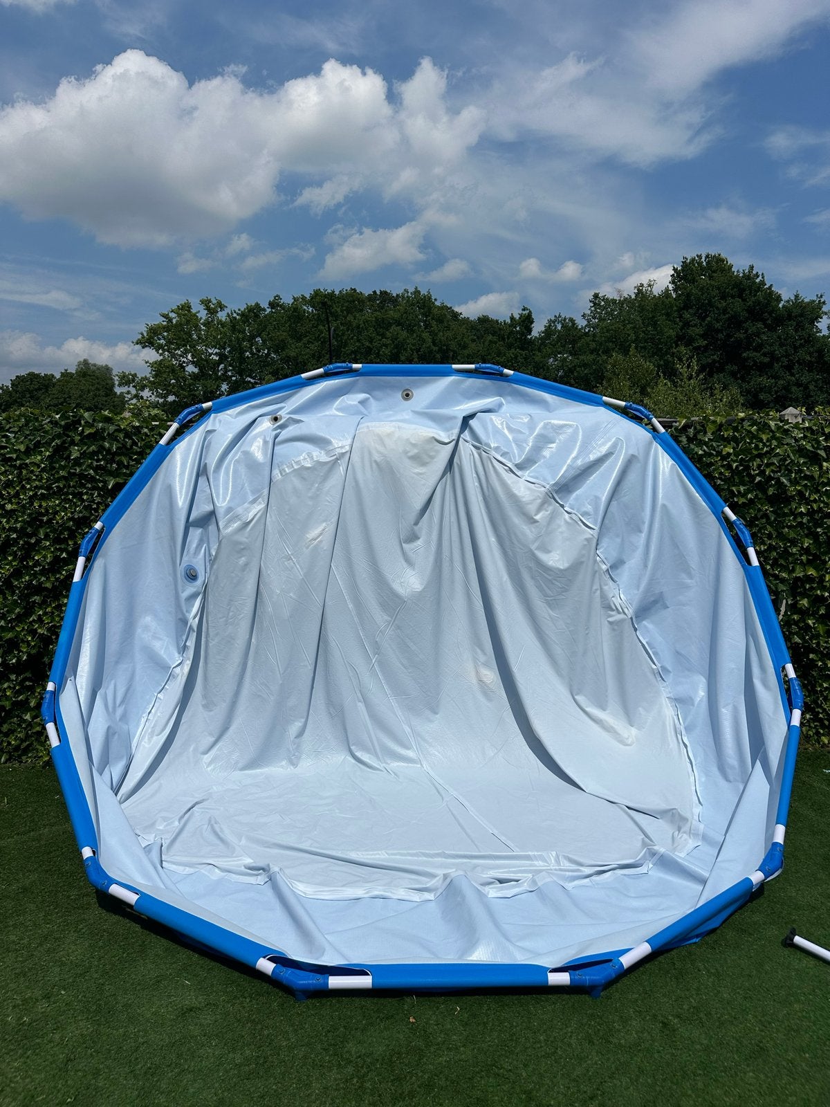 Bestway Steel Pro opzetzwembad met filterpomp en accessoires, Ophalen, Minder dan 80 cm, Rond, 300 cm of meer
