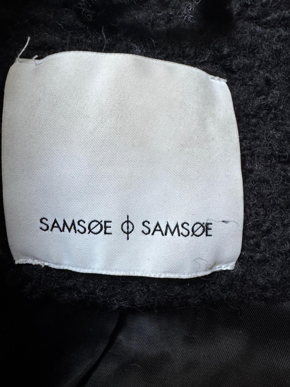 Samsøe & Samsøe Victoria bikerjack zwart XS, Ophalen of Verzenden, Gedragen, Maat 34 (XS) of kleiner, Zwart