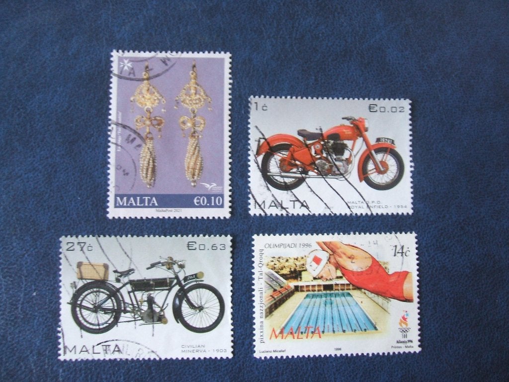 Malta diverse zegels, Ophalen of Verzenden, Malta, Gestempeld