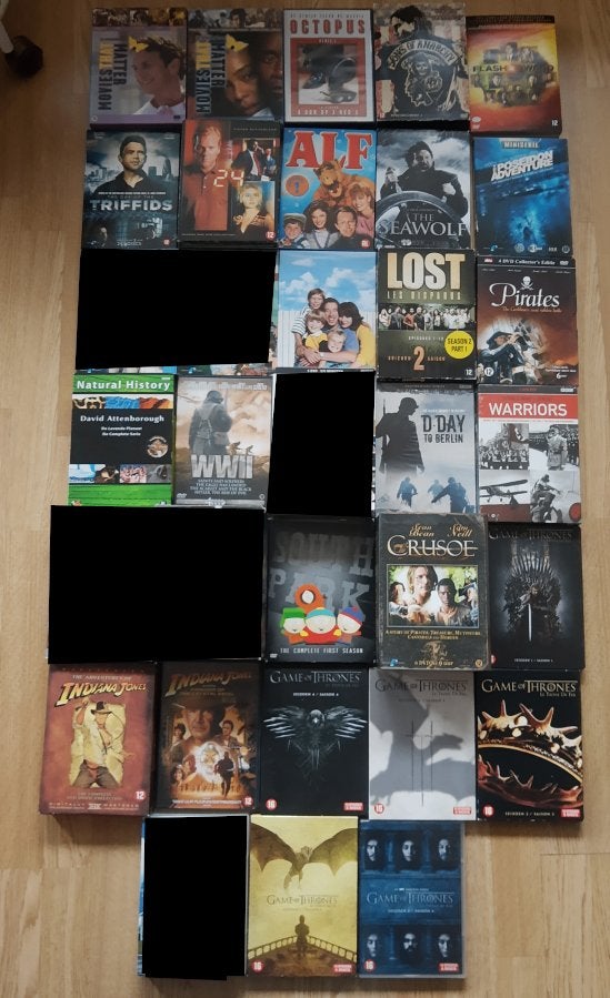 Partij Collectie TV-SERIES - Mini series / diverse genres, Engels, Alle leeftijden, Nederlands, Overige genres