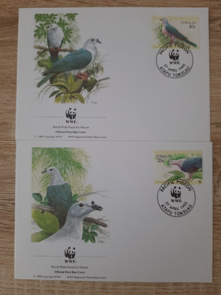 Tokelau ( WWF )vogels, Postzegels en Munten, Verzenden, Gestempeld