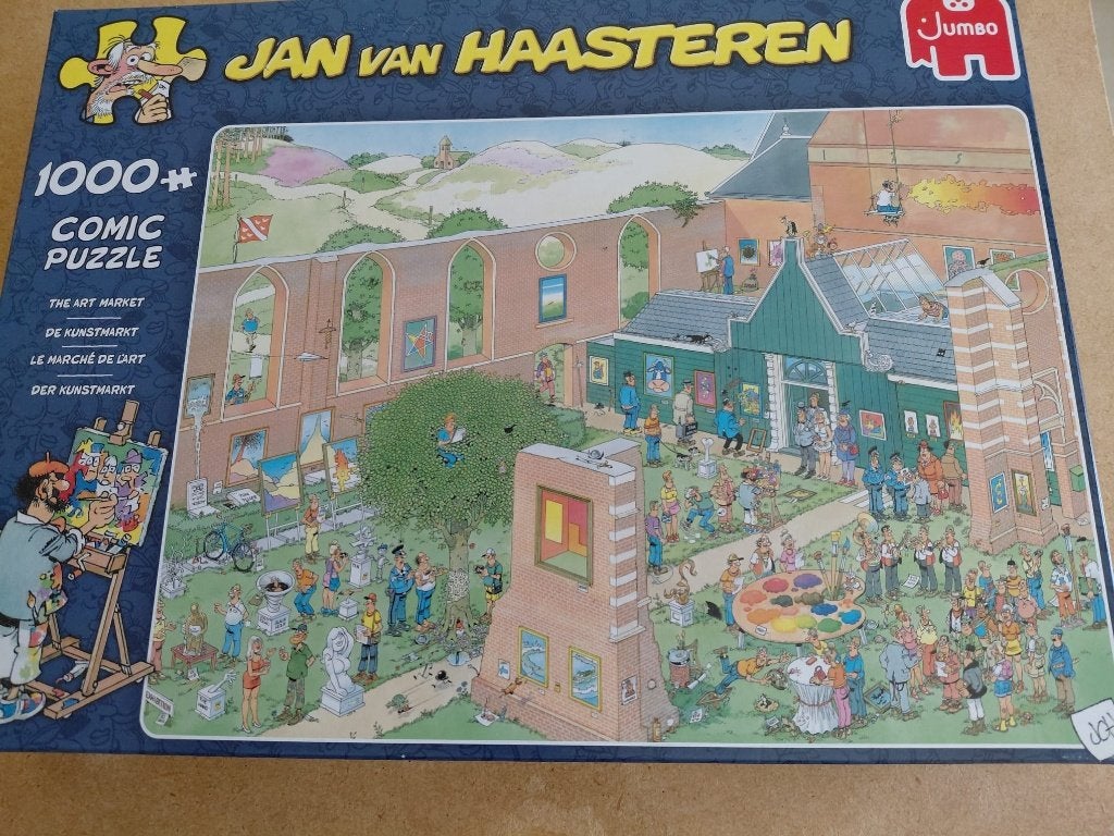 Jan van Haasteren, Ophalen, 500 t/m 1500 stukjes, Zo goed als nieuw, Legpuzzel
