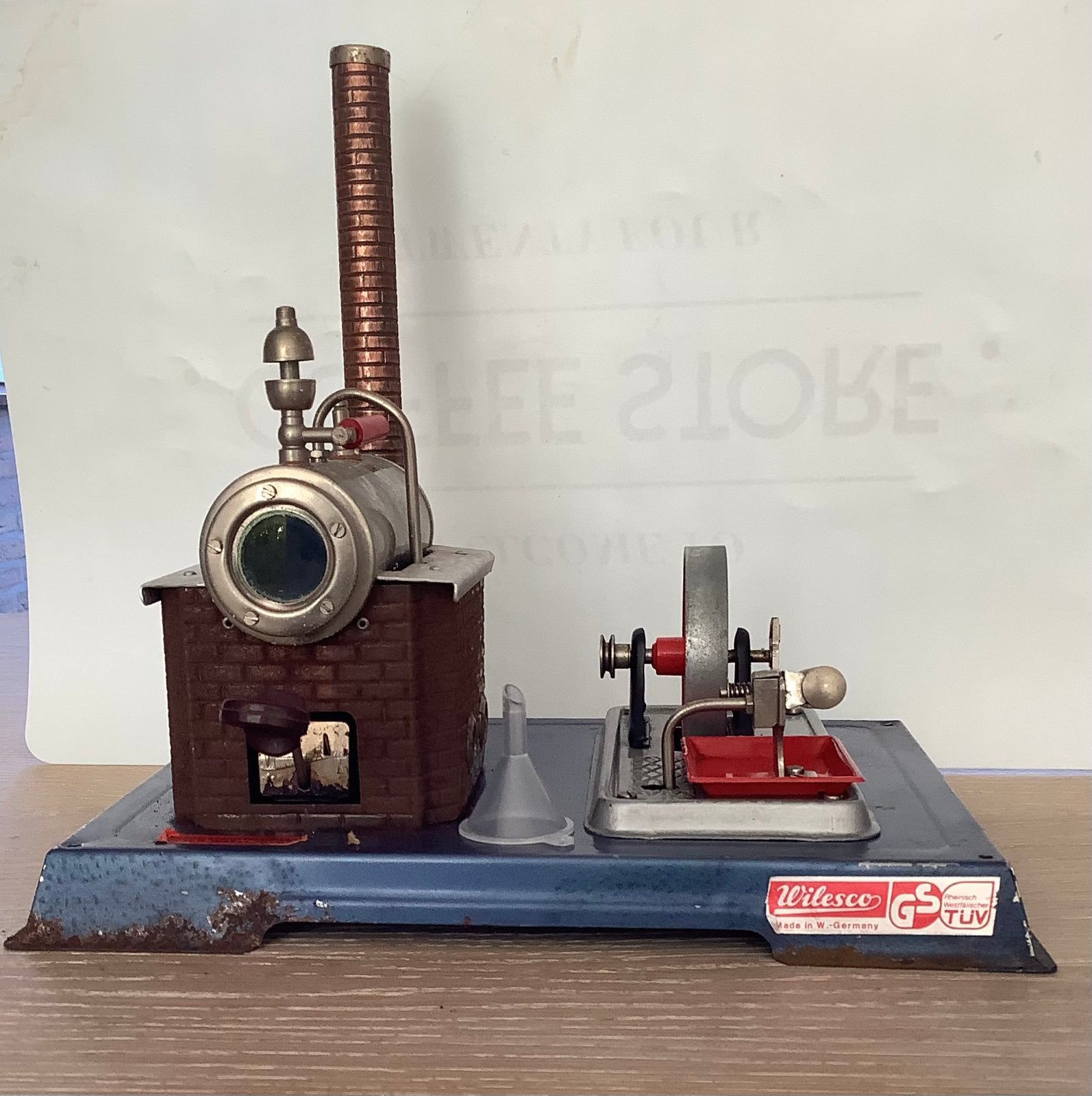 Wilesco stoommachine D10  - Vintage, Ophalen of Verzenden, Gebruikt, Jongen of Meisje