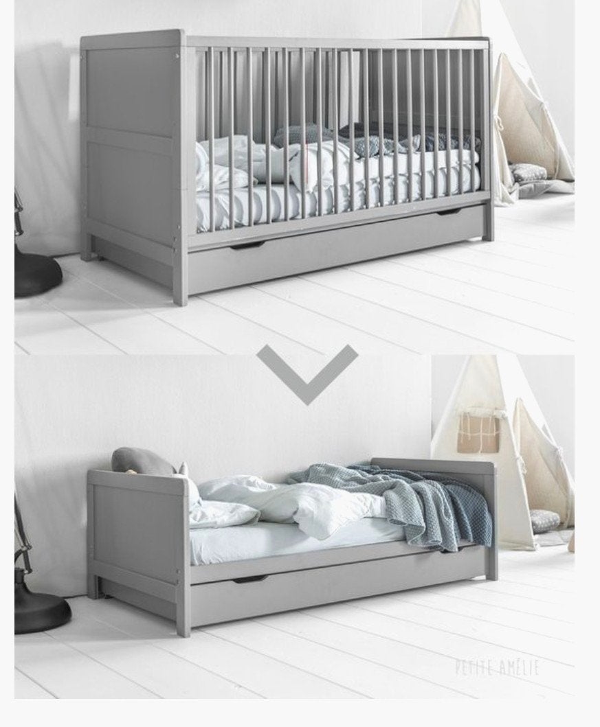 Petit Amelie Laurent meegroeibed 140x70cm met matras, Huis en Inrichting, Ophalen