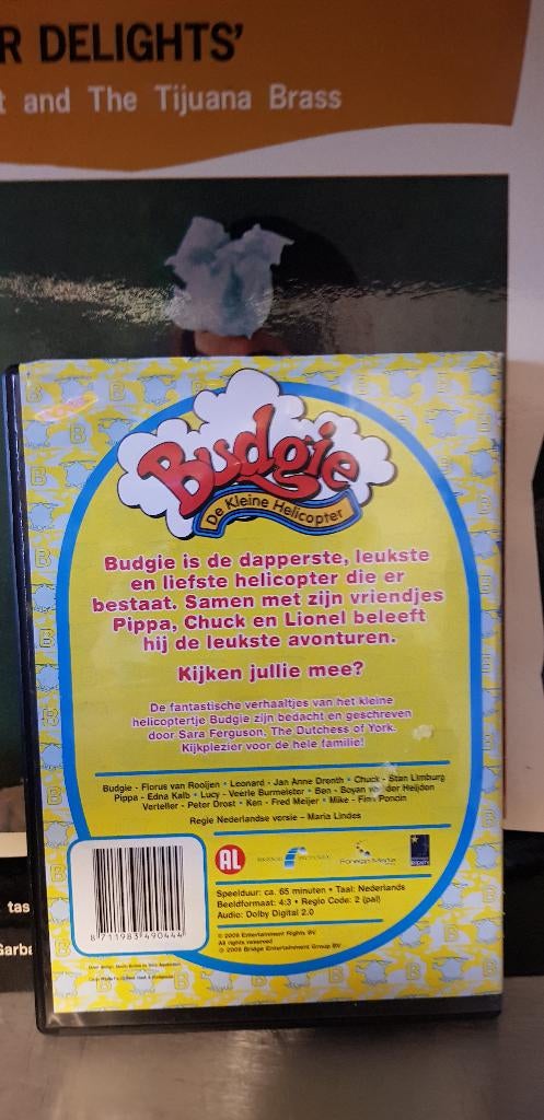 dvd Budgie de kleine helicopter (Z226-32), Alle leeftijden, Ophalen of Verzenden, Zo goed als nieuw