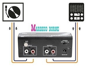 Voorversterker voor Platenspeler, Phono Pickup USB PDX010, Overige merken, Info@marbeco.nl, Platenspeler-onderdeel, Power Dynamics