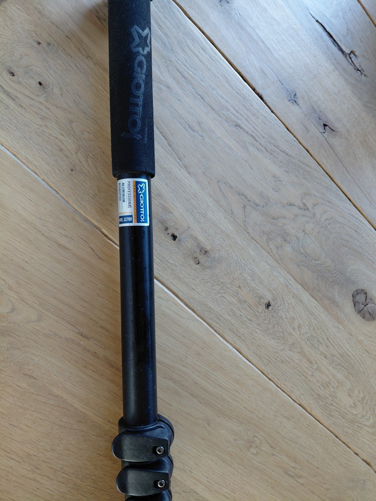 Giotto's MML 3270B Professionele Aluminium Monopod, Gebruikt, Eenpoot, Ophalen of Verzenden, Inklapbaar