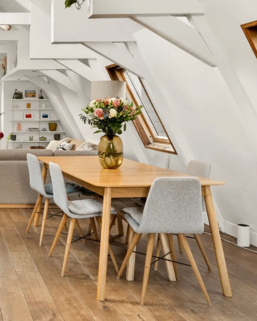 extendable dining table 180/240 x 90 cm Natural, Huis en Inrichting, Tafels | Eettafels, Ophalen, Eikenhout, 50 tot 100 cm, 150 tot 200 cm
