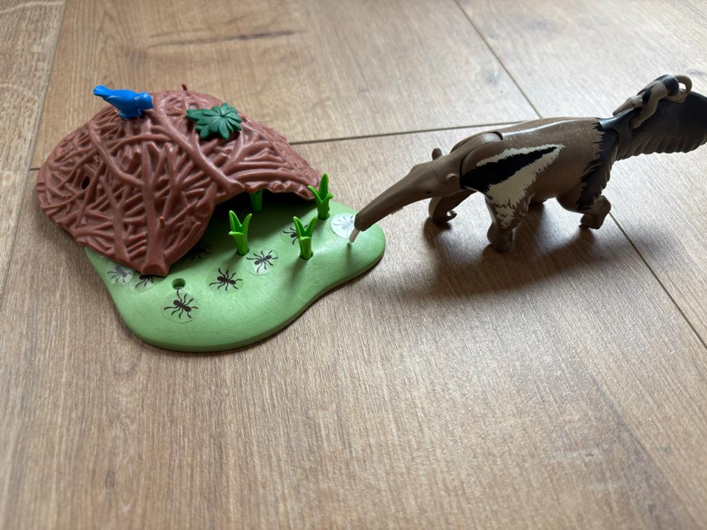 Playmobil Miereneter met Mierenhoop en Mieren, Ophalen of Verzenden, Zo goed als nieuw, Zilver, Overige materialen