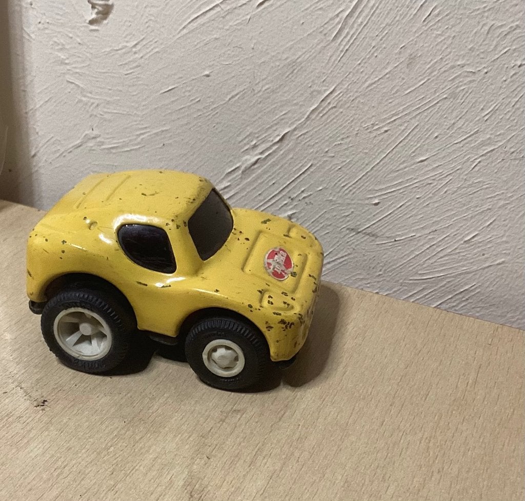 Kleine tonka auto geel TONKA, Ophalen of Verzenden