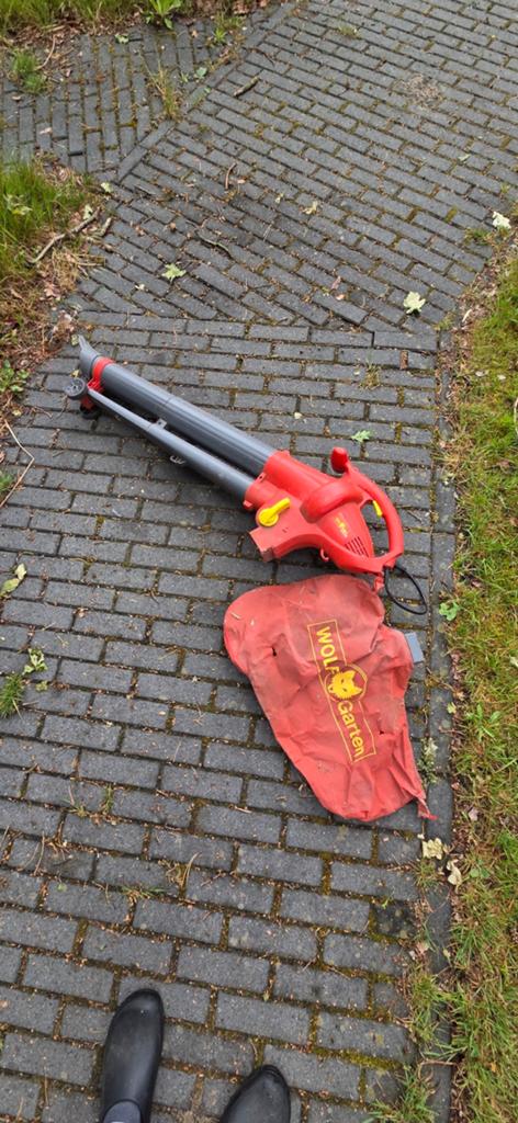 Bladblazer Wolf Garten, Tuin en Terras, Bladblazers, Ophalen, Gebruikt, Elektrisch