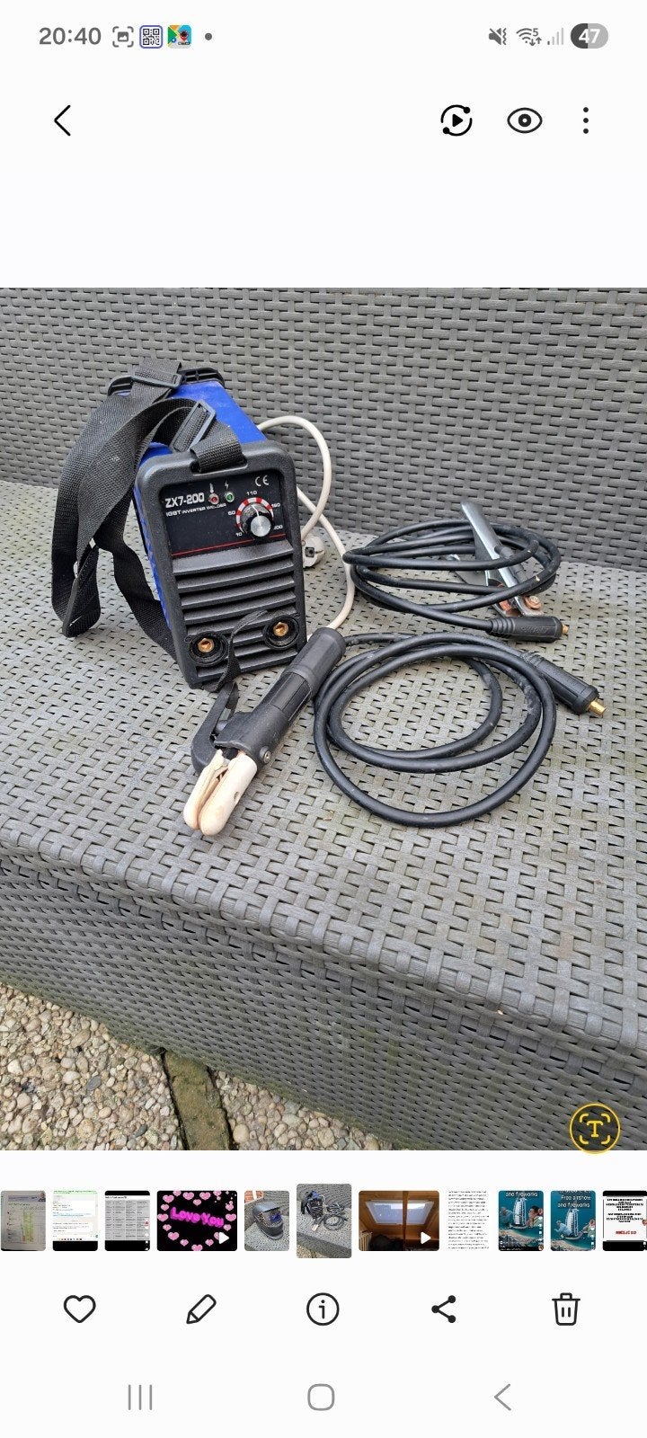 Te koop: Lastrafo/invertor, tot 200amp ., Ophalen, 150 tot 250 ampère, Elektroden