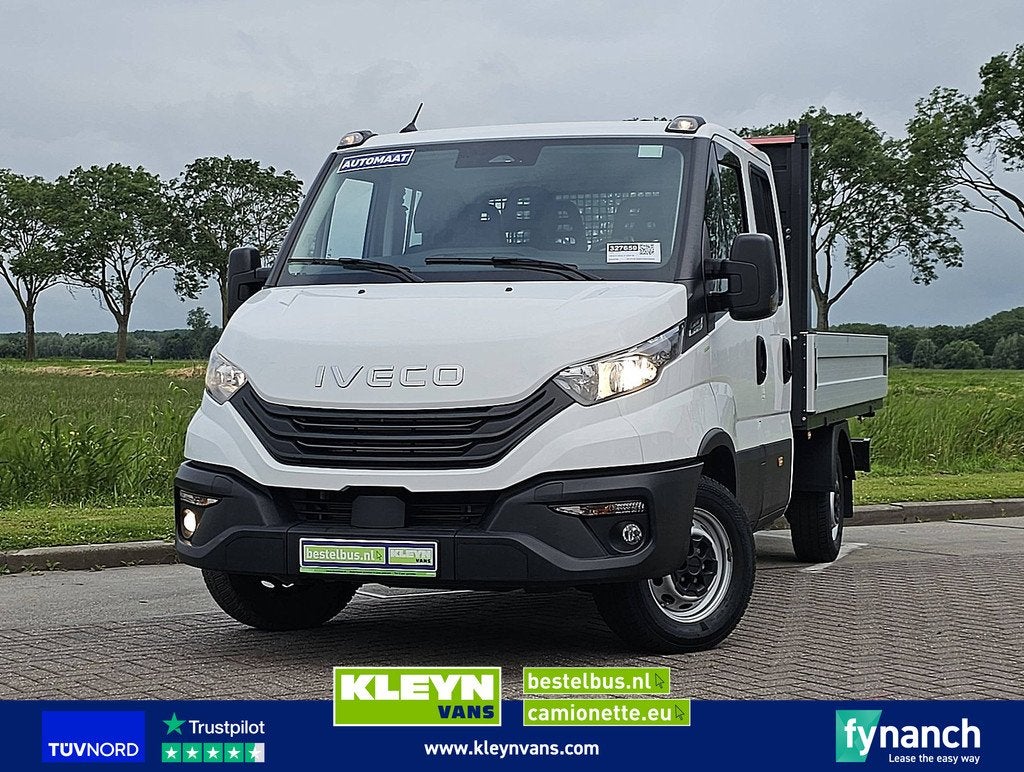 IVECO DAILY 35S16 dub cab open laadbak, Auto's, Automaat, Gebruikt, Euro 6, 156 pk