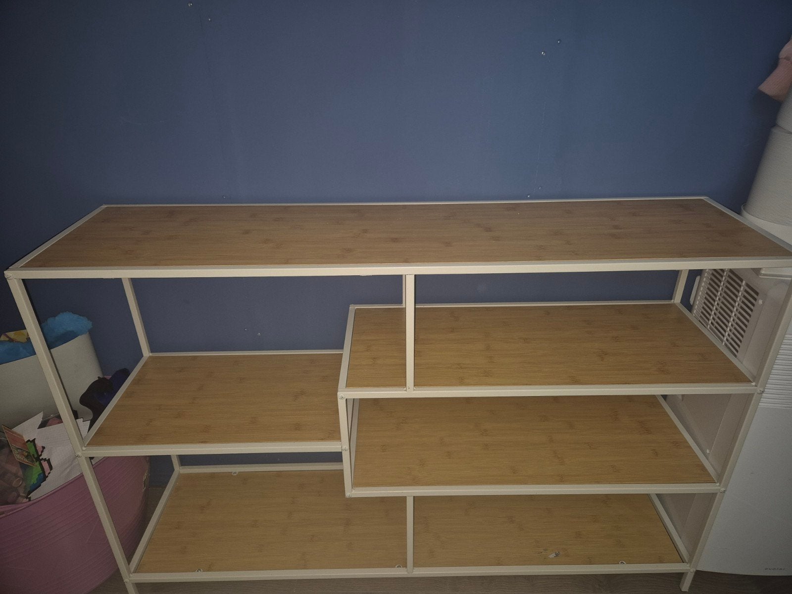 Mooie kast met bamboe planken, Huis en Inrichting, Kasten | Overige, Ophalen, Gebruikt