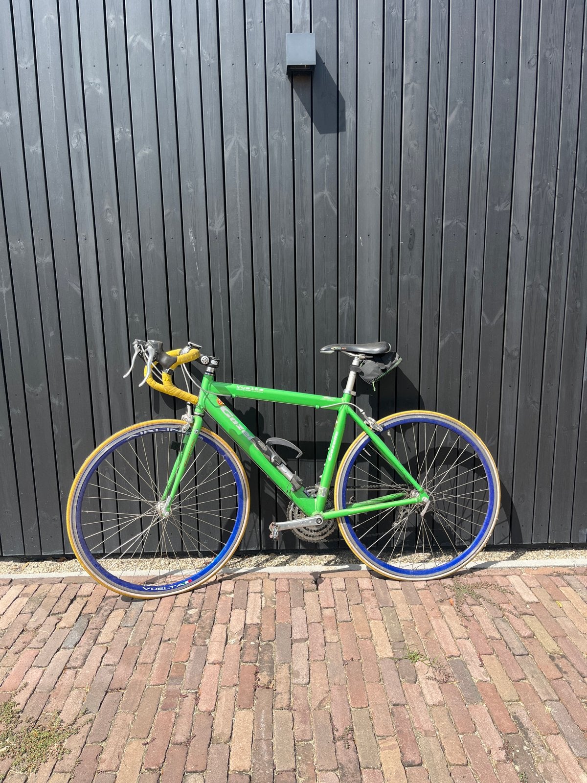 vintage Gazelle Vuelta racefiets - Groen aluminium frame, Fietsen en Brommers, Ophalen, 28 inch, Gebruikt, Aluminium