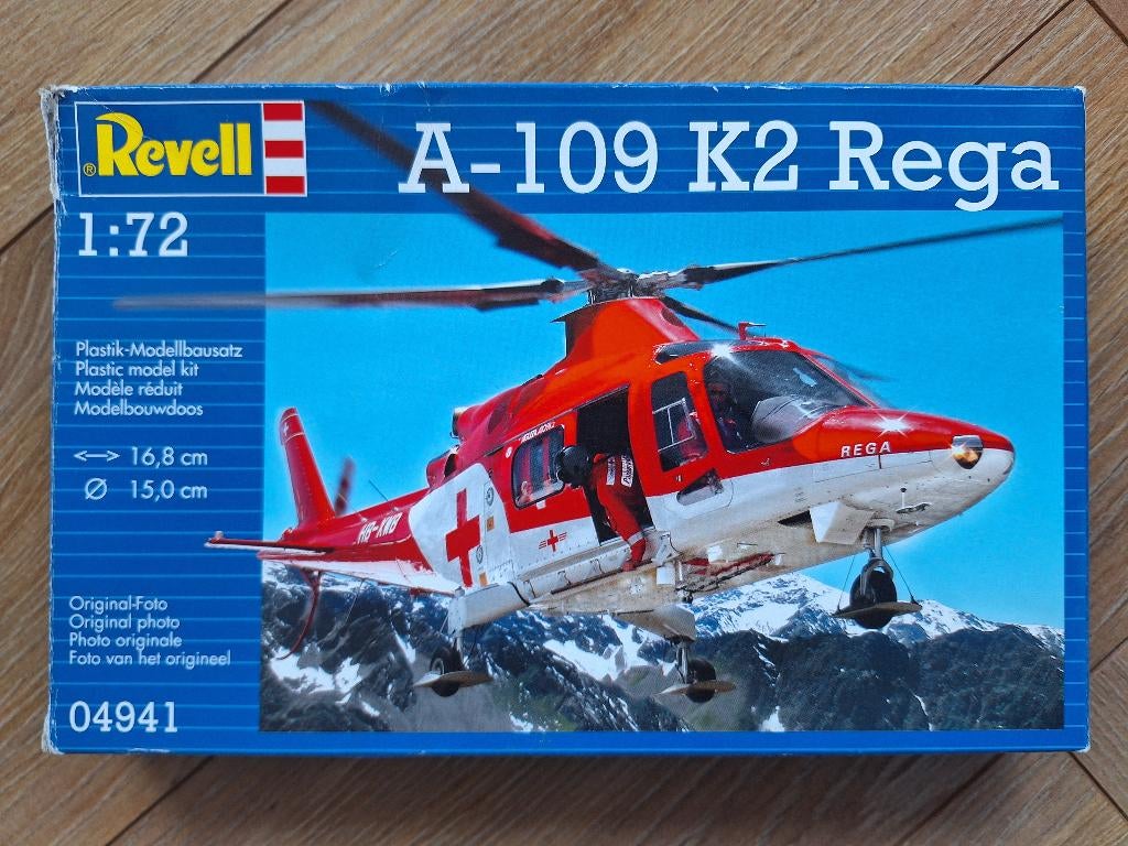 1:72 1/72 Revell A-109 K2 Rega, 1:72 tot 1:144, Revell, Ophalen of Verzenden, Zo goed als nieuw