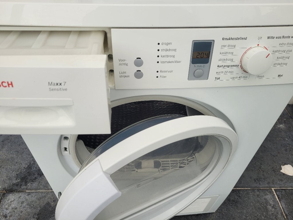 Hele Nette Bosch MAXX 7 Condensdroger 7 kilo, Ophalen, 6 tot 8 kg, Zo goed als nieuw, Voorlader