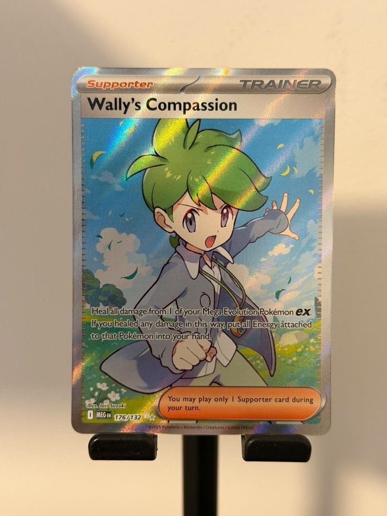 Wally's Compassion 176/132 Full Art Mega Evolution NM, Verzenden, Nieuw, Losse kaart, Foil