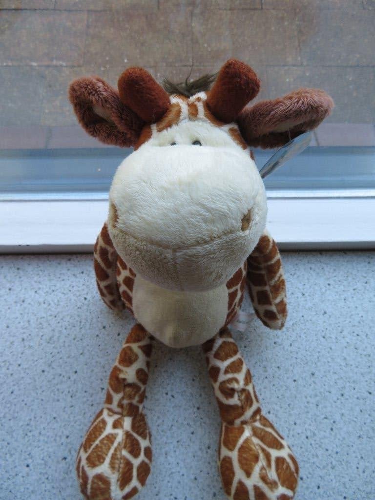 Giraffe of giraf Safari Knuffels merk Espron zacht velours, Ophalen of Verzenden, Nieuw, Giraf, Met label