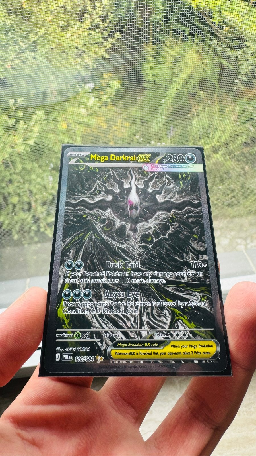 Mega Darkrai EX SIR Pokemon kaart - PSA 9-10 waardig, Ophalen, Nieuw, Losse kaart