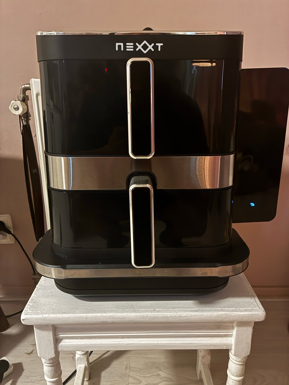NEXXT Airfryer 2-in-1 met Pizzaoven - Zo goed als nieuw, Ophalen, Zo goed als nieuw, Airfryer XXL, 1500 gram of meer