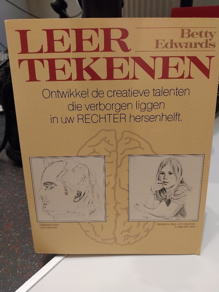 Boek leer tekenen betty edwards, Ophalen of Verzenden, Zo goed als nieuw, Boek of Gids