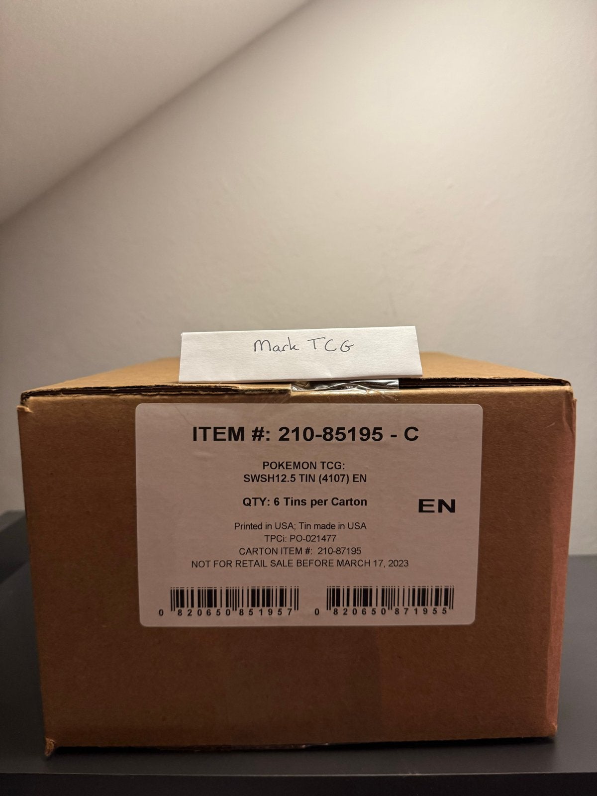 crown zenith galarian bird tins: SWSH12.5 6 Tins per Carton, Ophalen of Verzenden, Nieuw, Boosterbox