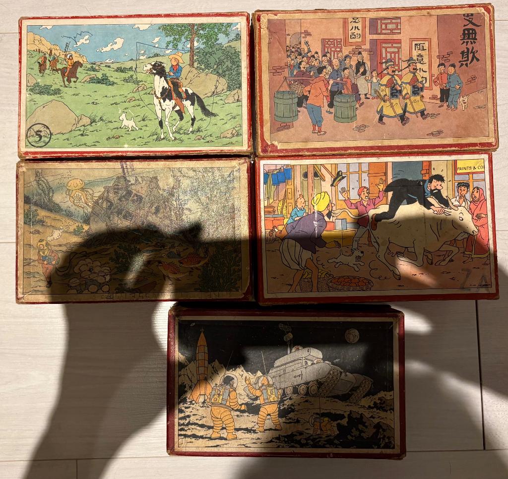 Kuifje puzzels, Eén stripboek, Ophalen of Verzenden, Zo goed als nieuw