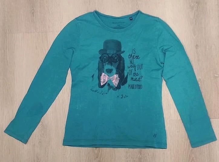 Marco Polo longsleeve t-shirt kind maat 128, Marc O'Polo, Jongen of Meisje, Ophalen of Verzenden, Zo goed als nieuw