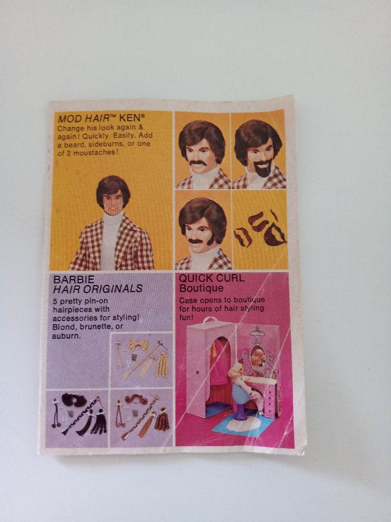 Vintage Info Boekje uit 1973 met Barbie en Ken Fashion, Ophalen of Verzenden, Gebruikt, Overige typen