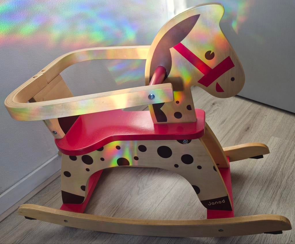 Houten hobbelpaard, Kinderen en Baby's, Speelgoed | Hobbelfiguren, Ophalen