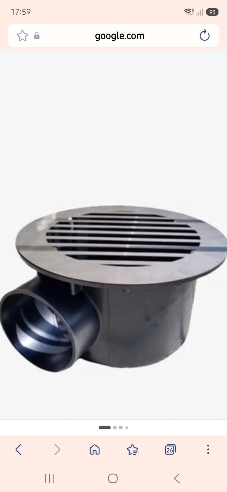 bodemdrain deksel koivijver RVS 316 Nieuw !, Tuin en Terras, Ophalen of Verzenden, Nieuw, Overige typen