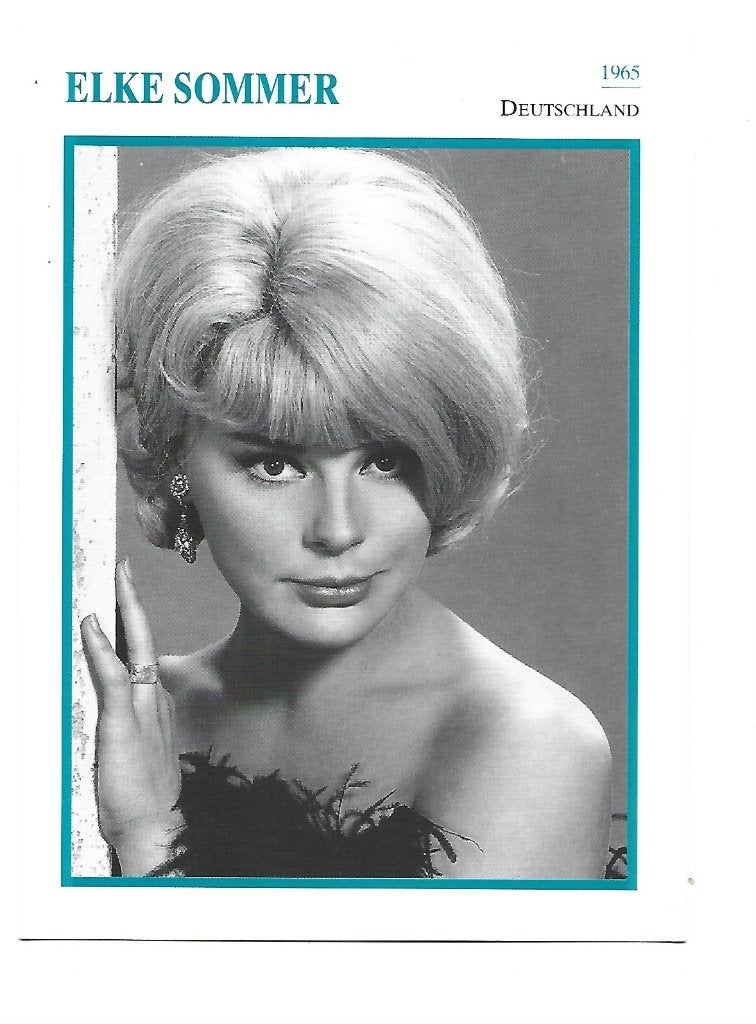 Elke Sommer, Verzenden, 1980 tot heden, Ongelopen, Sterren en Beroemdheden