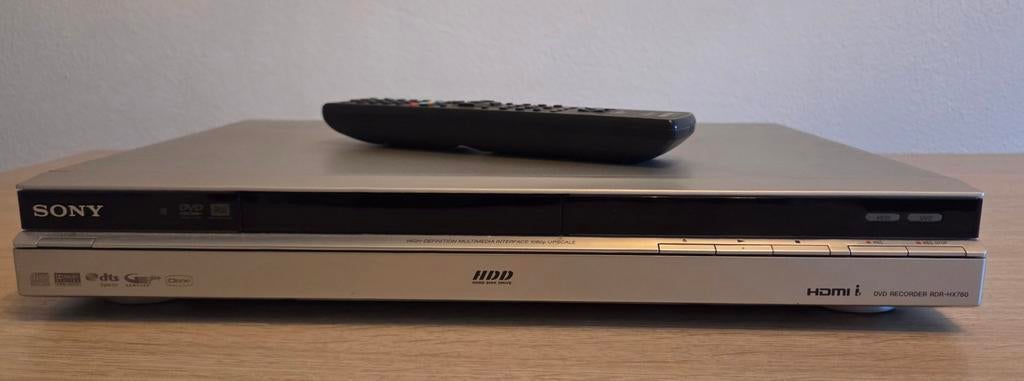 Sony RDR-HX780 DVD Recorder met HDMI en Harddisk, Gebruikt, Met harddisk, Dvd-recorder, Ophalen of Verzenden