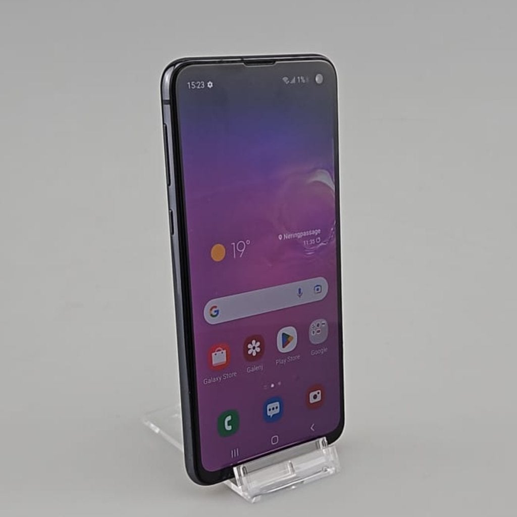 Samsung Galaxy S10E 128GB DUOS Zwart/Grijs, Samsung, Gebruikt, Support@Samsung.com, 129, Samsung-ro, Yeongtong-gu
Suwon-si, Gyeonggi-do 16677
South Korea