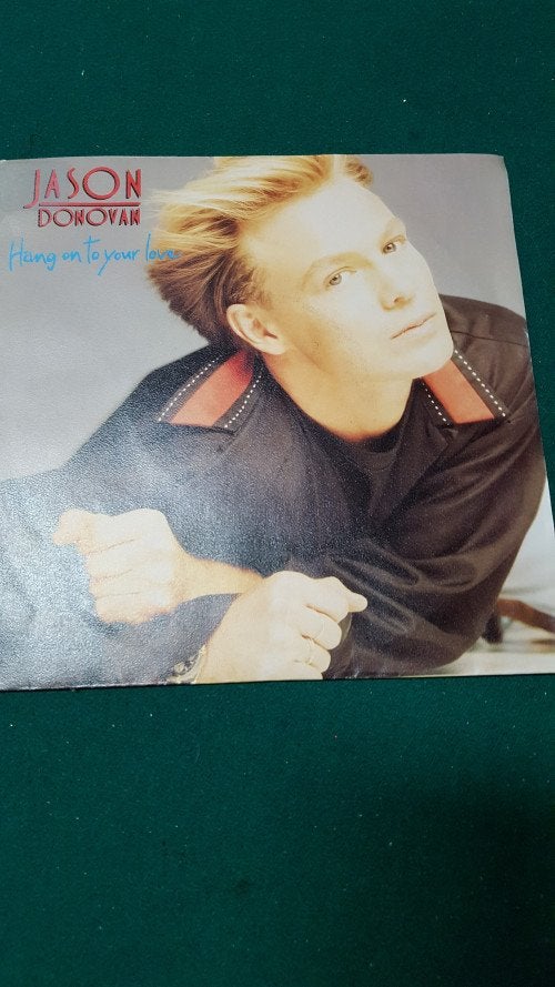 single  jason donovan, hang on to your love, Ophalen of Verzenden