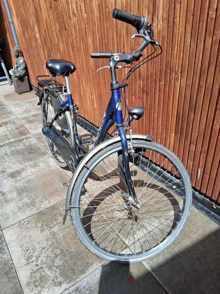 Damesfiets, Fietsen en Brommers, Gebruikt, Velgrem, Versnellingen, 50 tot 53 cm