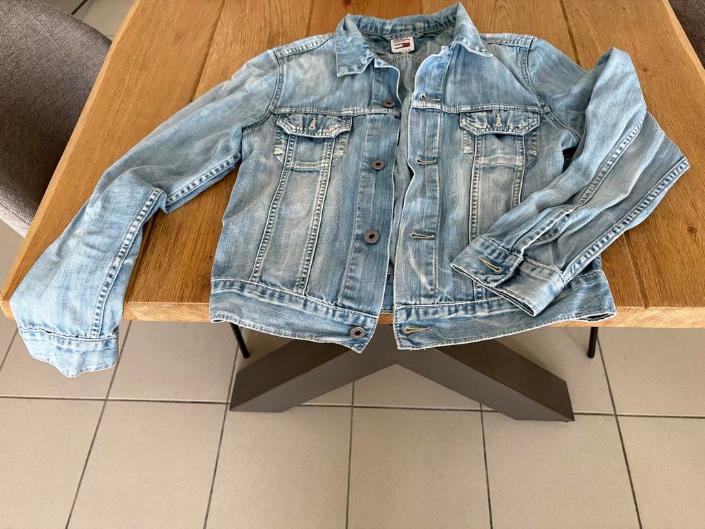 Tommy Hilfiger Jeans Jas - Maat S, Ophalen, Blauw, Jasje, Maat 36 (S)