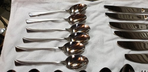 bestek 18 /0 edelstaal rostfrei 24 delig, Ophalen of Verzenden, 'T Olde Gre-j, Info@toldegrej.nl, Endepoelstraat 20f Didam
