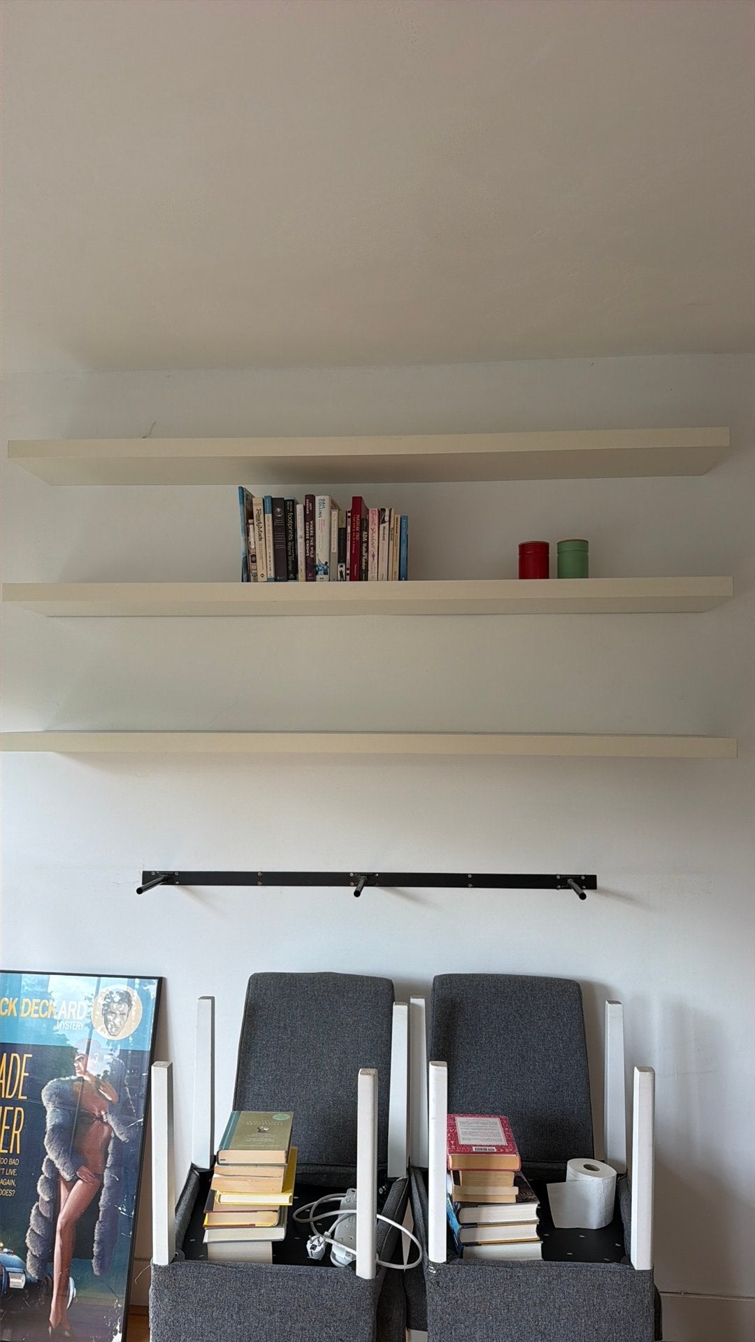 4x ikea wandplank zwevend wit