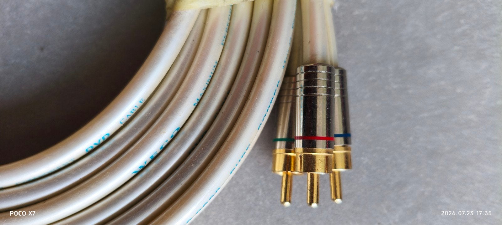 Weco Pure Copper Shielded Videokabel 240cm, Ophalen of Verzenden, Gebruikt, 2 tot 5 meter, Overige kabels