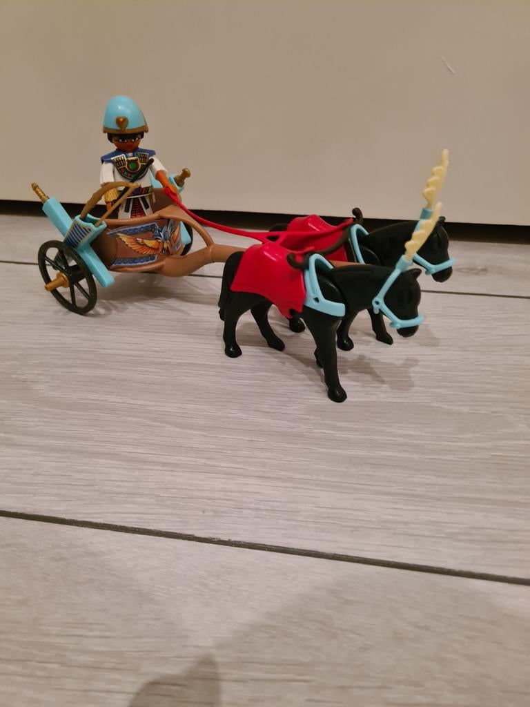 Playmobil Egyptische wagen, Ophalen