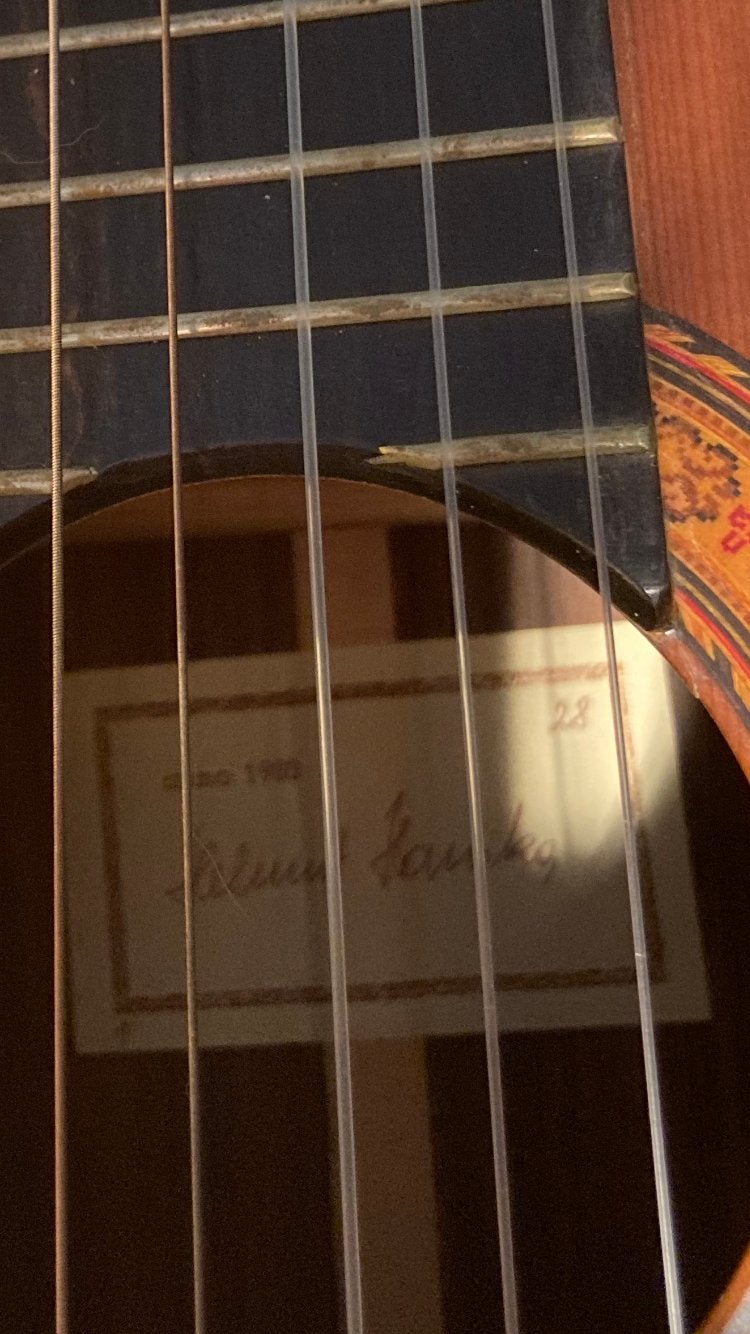 Helmut Hanika 28, Ophalen, Gebruikt, Klassieke of Spaanse gitaar, Met koffer