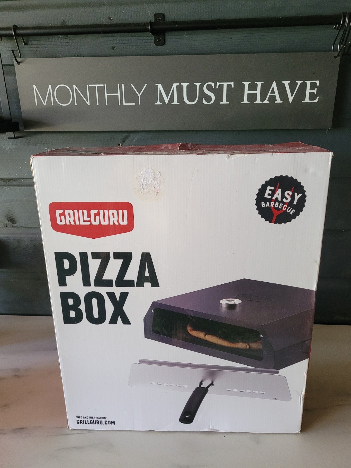 Grill Guru Pizza Box voor gasbranders en barbecues, Ophalen of Verzenden, Nieuw, Grill Guru