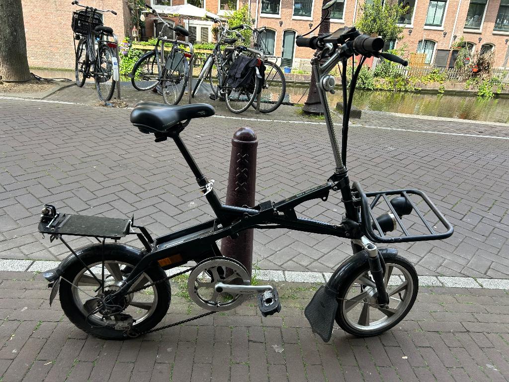 Cross X Fold elektrische fiets vouwfiets, 20 inch of meer, Gebruikt, Versnellingen, Deels opvouwbaar