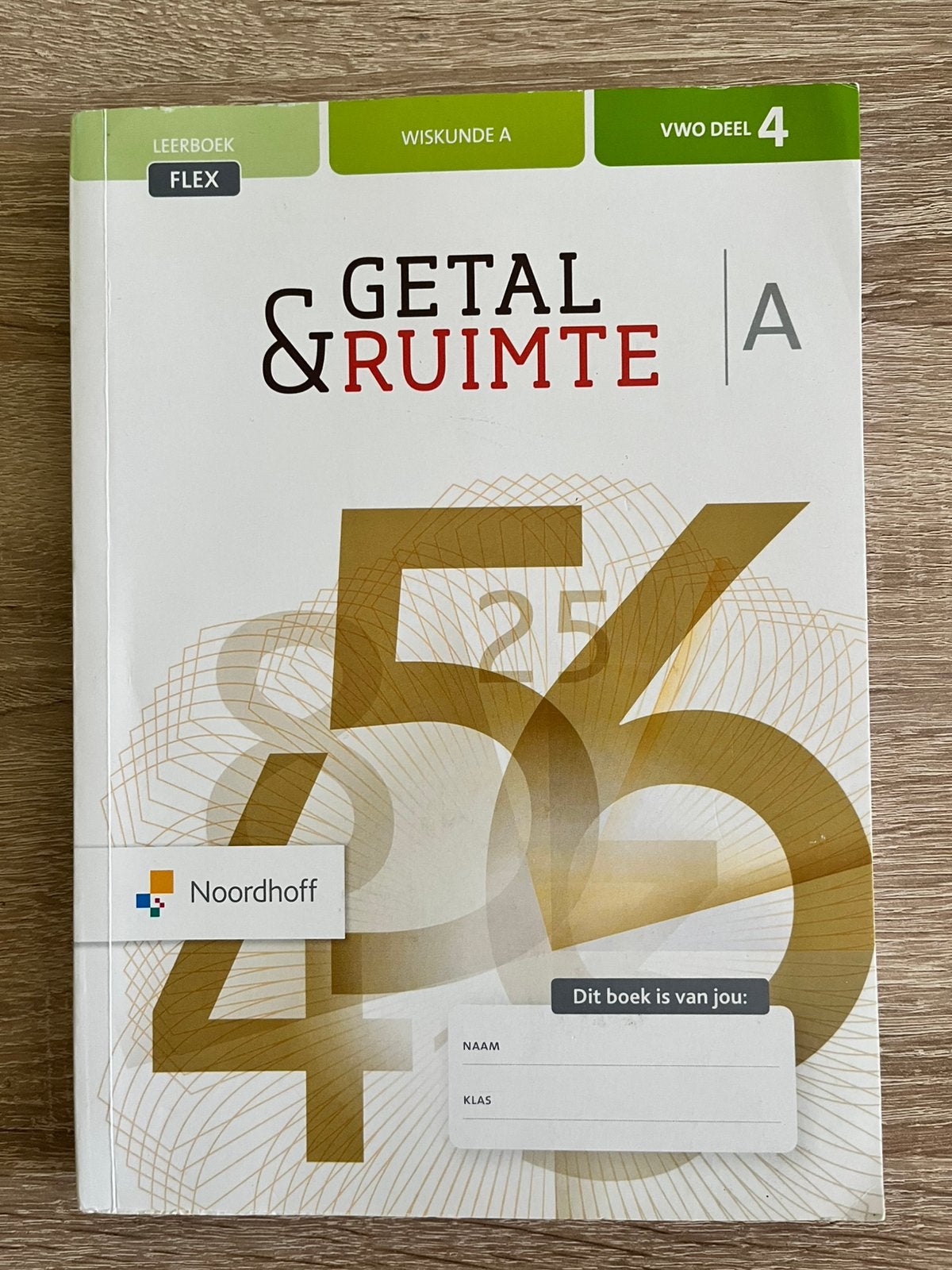 Wiskunde A VWO boeken (Samen Gevat & Getal & Ruimte), Boeken, Ophalen of Verzenden, Gelezen, VWO, Wiskunde A