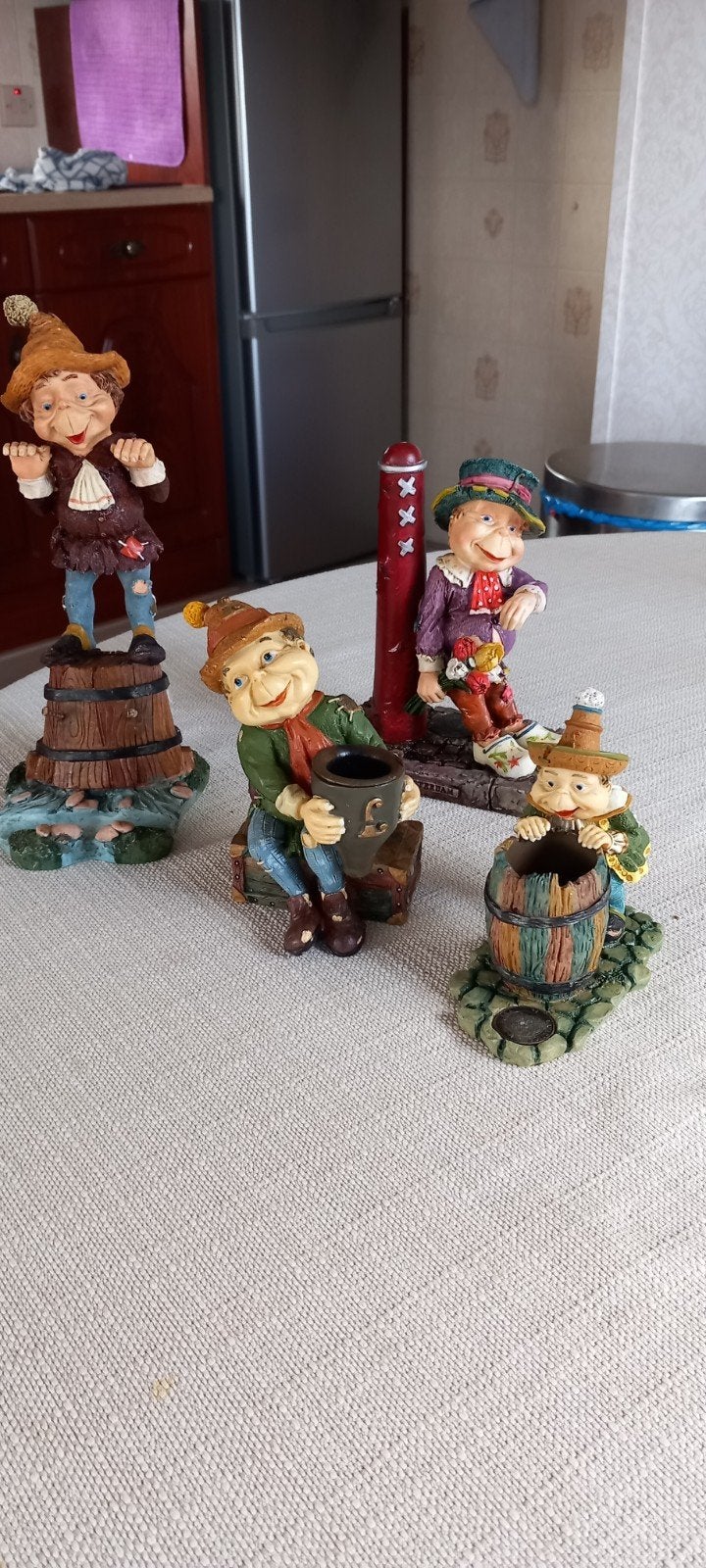 The Lost Collection kabouters - 4 stuks van de efteling met, Verzamelen, Poppetjes en Figuurtjes, Ophalen, Gebruikt