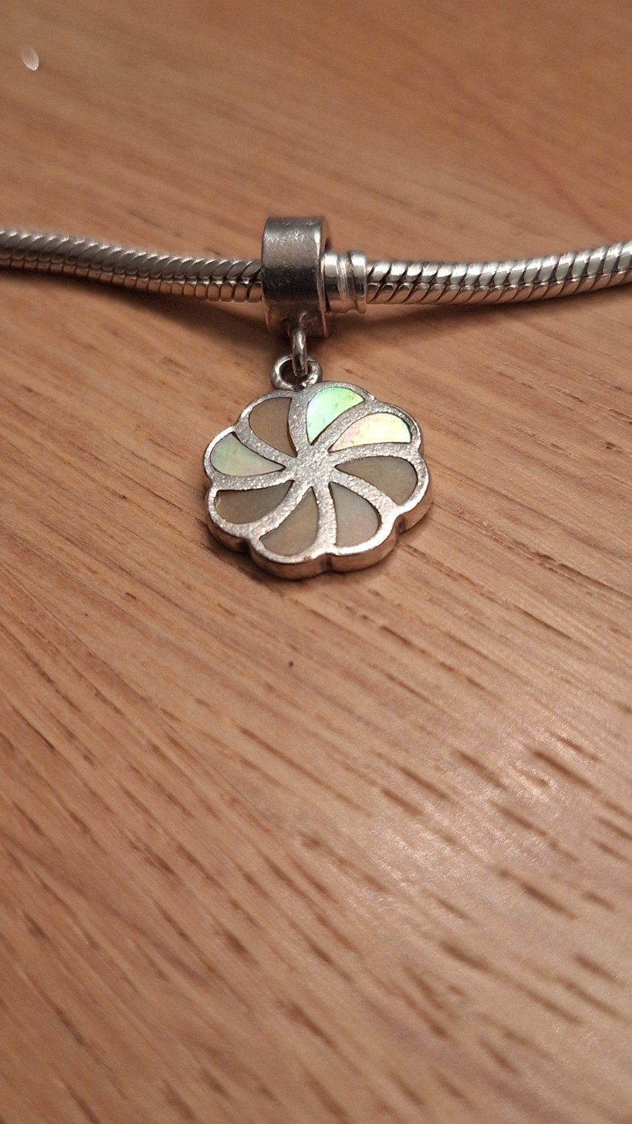 leuke zilveren hanger voor ketting of armband, Ophalen of Verzenden, Gebruikt, Zilver, Pandora